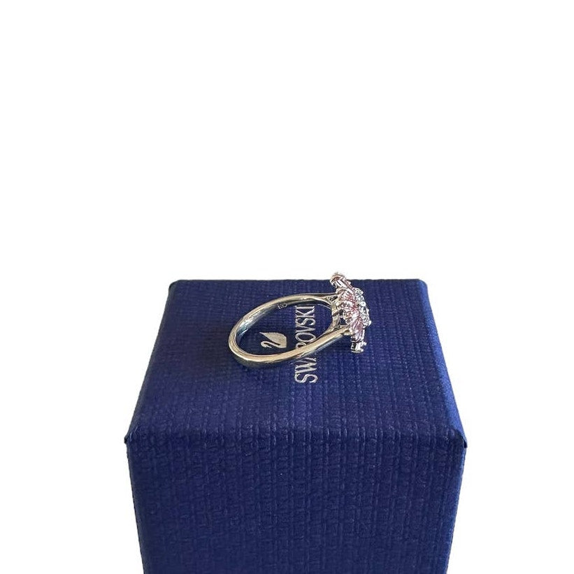 Swarovski Sunshine ring Mixed cuts, Sun, Pink, Rhodium plated 55 / 7