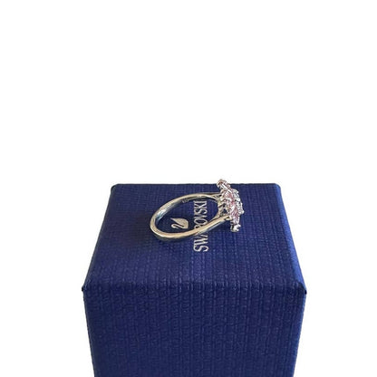 Swarovski Sunshine ring Mixed cuts, Sun, Pink, Rhodium plated 55 / 7