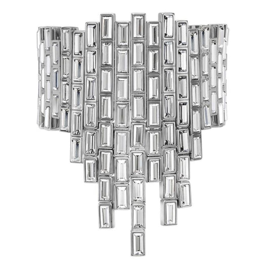 Swarovski Atelier Crystal Silver Shade Fluid Azzurro Bracelet 5483204
