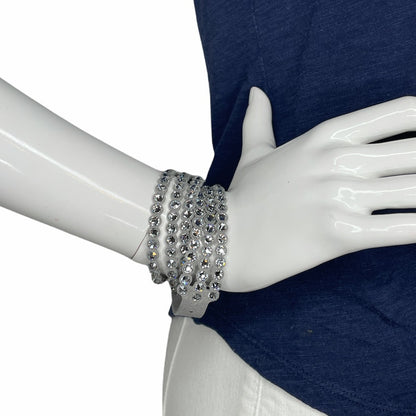 Swarovski Power Collection Adjustable Bracelet in Gray