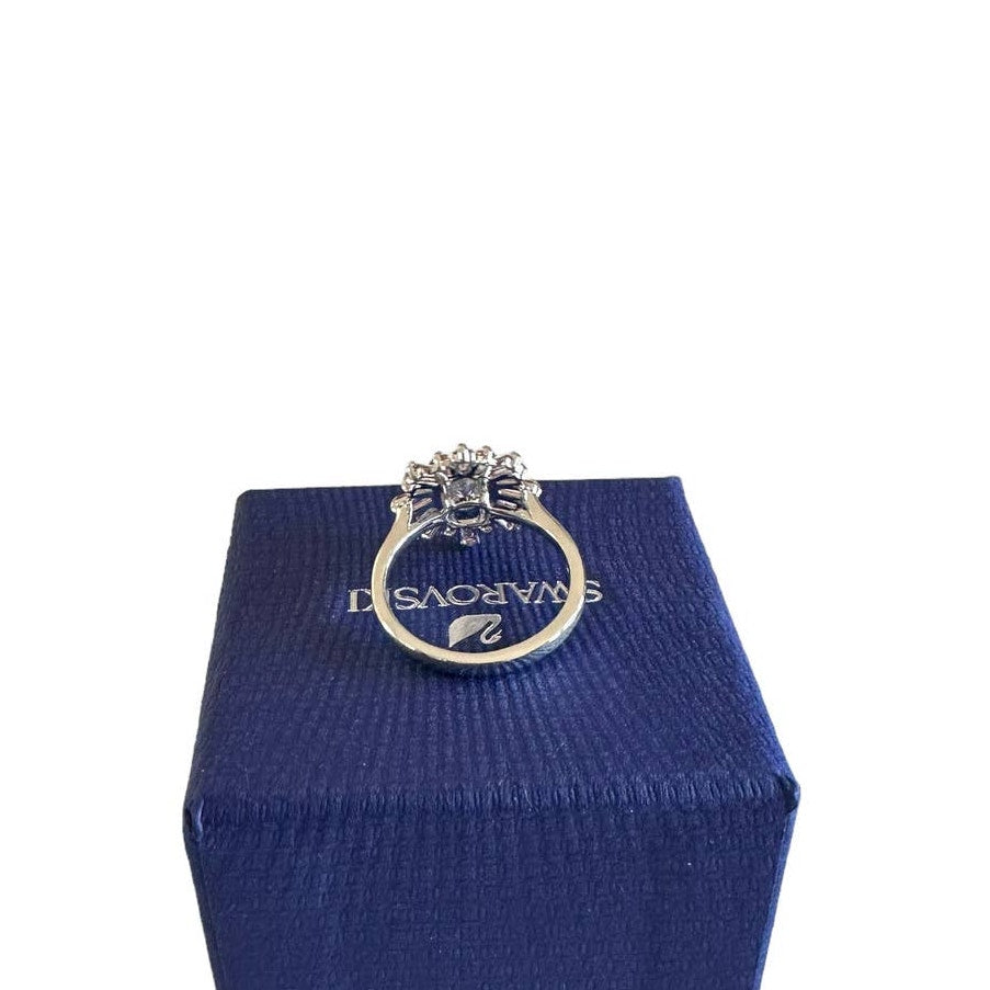 Swarovski Sunshine ring Mixed cuts, Sun, Pink, Rhodium plated 55 / 7