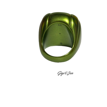 Swarovski Dulcis Cocktail Ring sizen 55 / 7 Green New