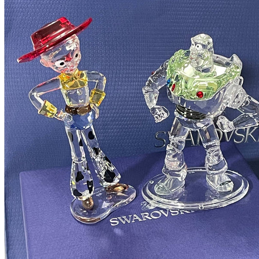Swarovski Toy Story Jessie & Buzz Lightyear Figurine New