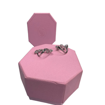 Swarovski Millenia cocktail ring Set, White, Rhodium plated 50/52 EUR - 5/6 USA