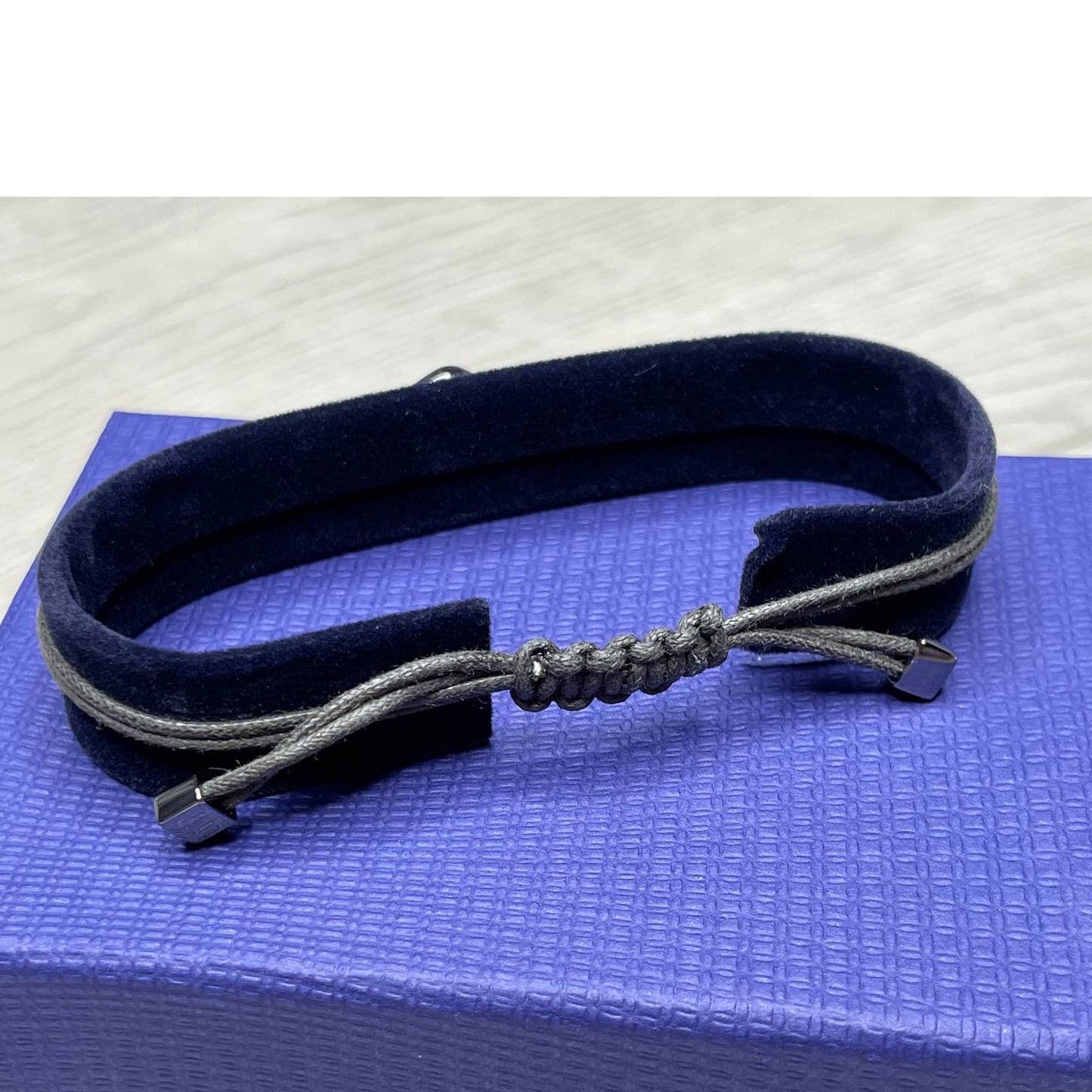Swarovski Power Collection Hook Bracelet Dark Gray, Ruthenium plated
