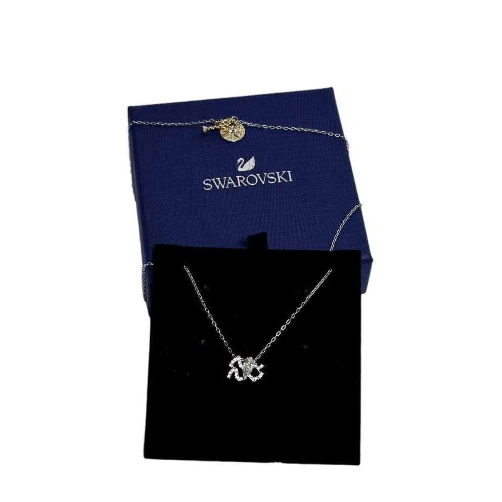 Swarovski Zodiac II pendant Aquarius , White, Mixed metal finish Necklace