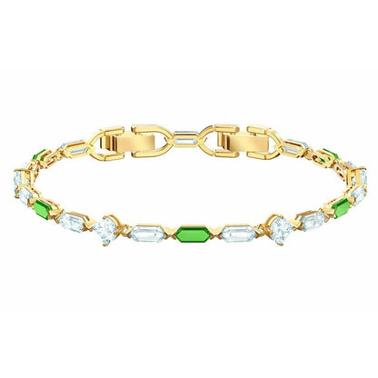 Swarovski Oz Bracelet, Gold-Tone Plated Crystal Authentic NEW