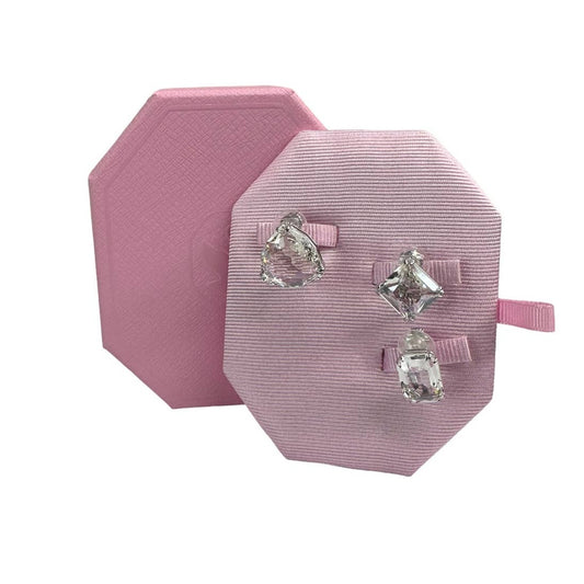 Swarovski Millenia clip earring 3 Asymmetrical design, White, Rhodium plated