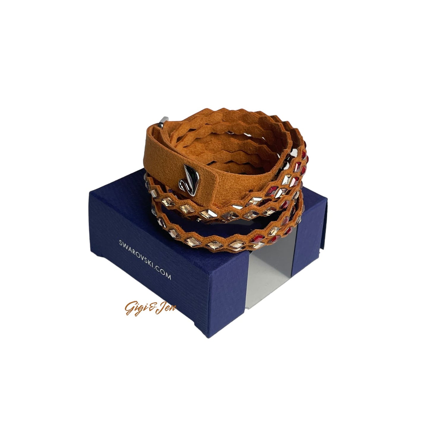 Swarovski Power Collection Camel Bracelet, Multicolored Brown New