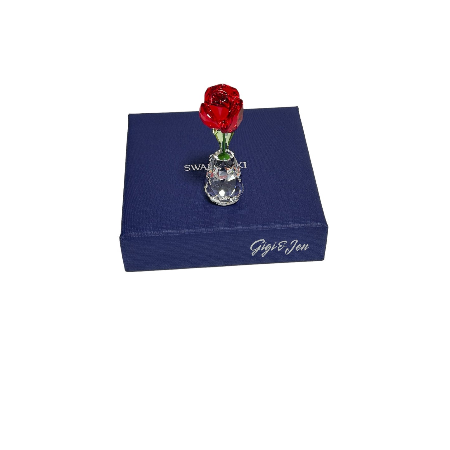 Swarovski Red Rose Flower Dream Figurine