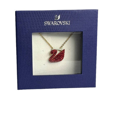 Swarovski Iconic Red Swan Pendant Necklace