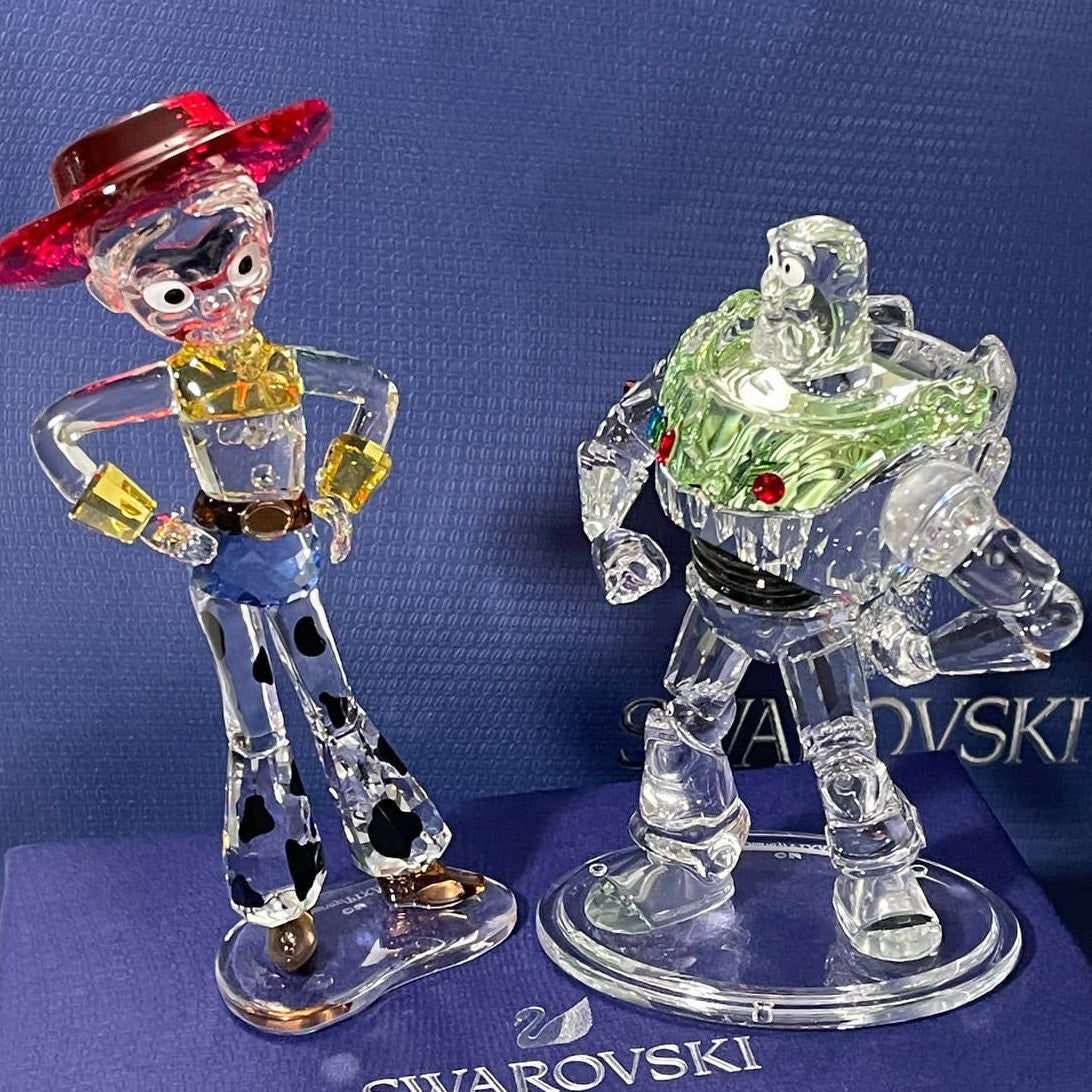 Swarovski Toy Story Jessie & Buzz Lightyear Figurine New