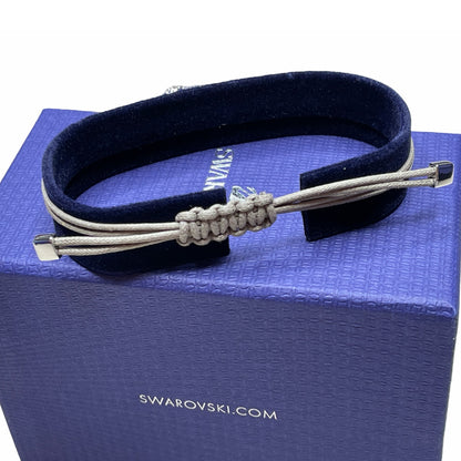 Swarovski Power Collection Hook Bracelet Gray, Rhodium plated