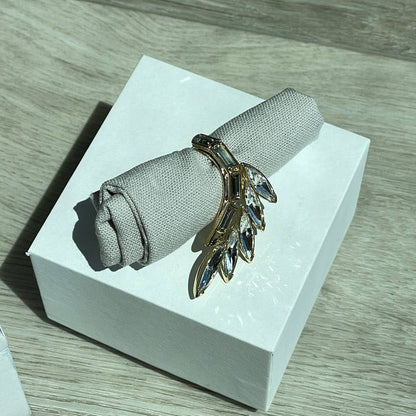 Swarovski Atelier Wonder Woman Armour ring White, Gold-tone plated size 6 / EUR 52