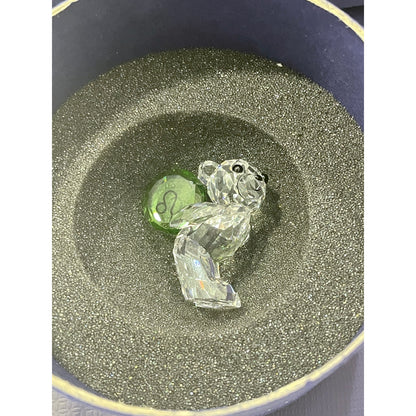 Swarovski Crystal Figurine, Kris Bear Horoscope Leo New