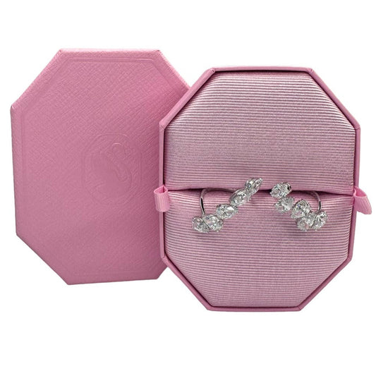 Swarovski Millenia cocktail ring Set, White, Rhodium plated 50/52 EUR - 5/6 USA