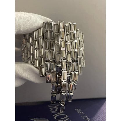 Swarovski Atelier Crystal Silver Shade Fluid Azzurro Bracelet 5483204