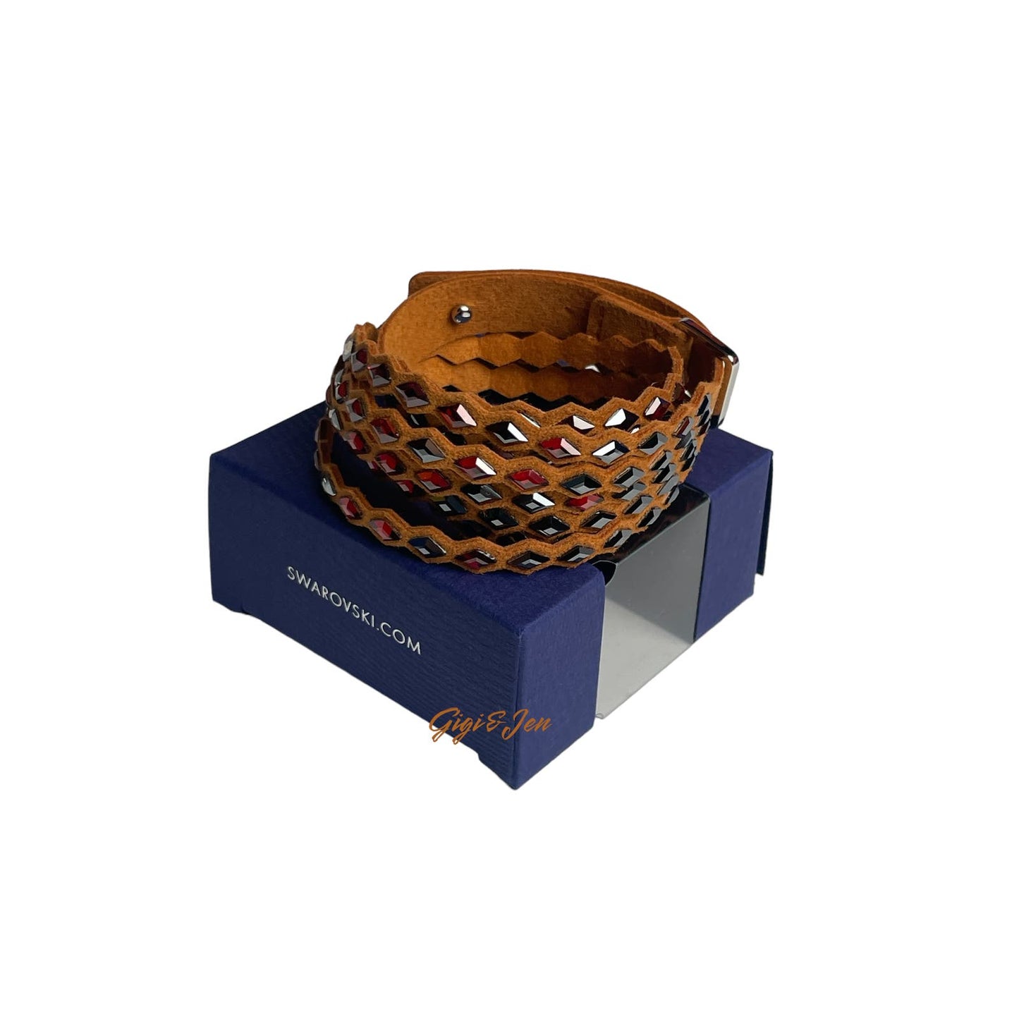 Swarovski Power Collection Camel Bracelet, Multicolored Brown New