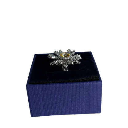 swarovski Eternal Flower ring Flower, Yellow, Mixed metal finish 55 EUR / USA 6
