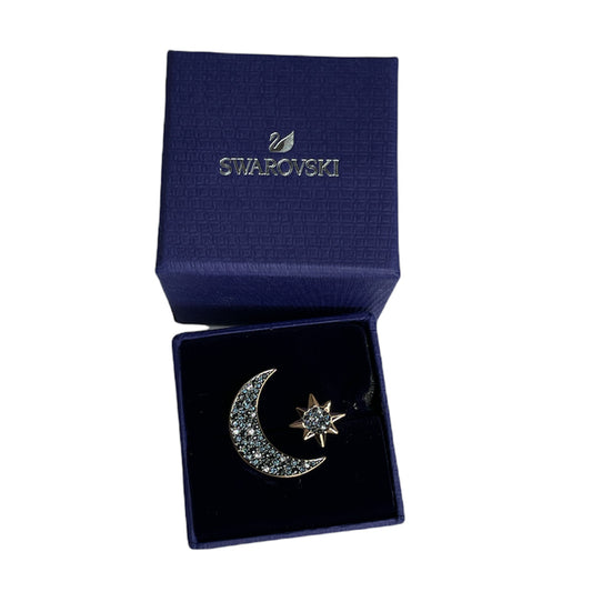 Swarovski Symbolic Moon Star Motifs Ring Rose Gold Tone  50 EUR / 5 USA