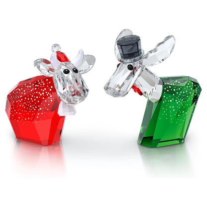 Swarovski Mo & Ricci Holiday Annual Edition 2021 Figurines New