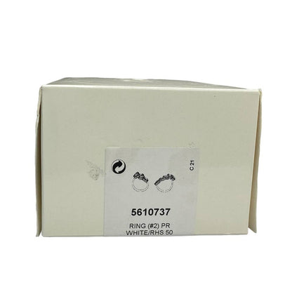 Swarovski Millenia cocktail ring Set, White, Rhodium plated 50/52 EUR - 5/6 USA