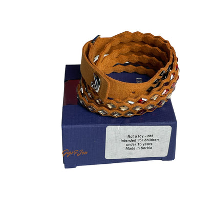 Swarovski Power Collection Camel Bracelet, Multicolored Brown New