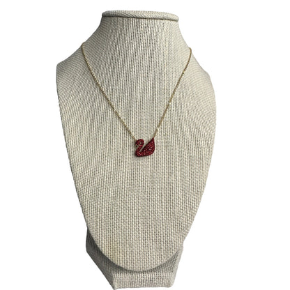 Swarovski Iconic Red Swan Pendant Necklace