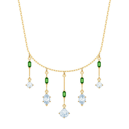 Swarovski Oz  Green Gold-Plated Necklace