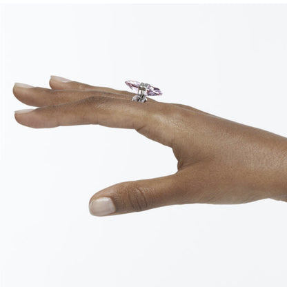 Swarovski Lucent ring Magnetic, Pink, Rhodium plated 52 EUR / 6 USA