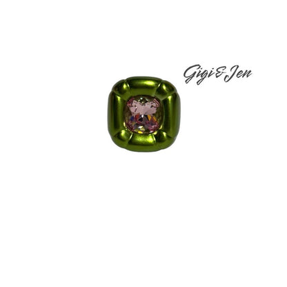 Swarovski Dulcis Cocktail Ring sizen 55 / 7 Green New