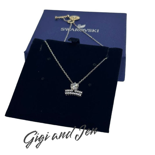 Swarovski Zodiac II pendant Libra White, Mixed metal finish Necklace