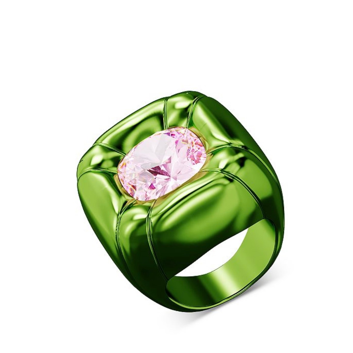 Swarovski Dulcis Cocktail Ring sizen 55 / 7 Green New