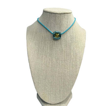 Swarovski Dulcis Cushion cut, Blue Choker Necklace