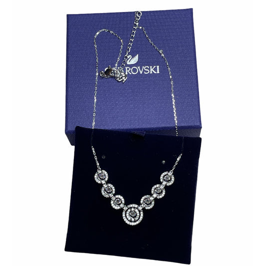 Swarovski Sparkling Dance Necklace Rhodium-plated