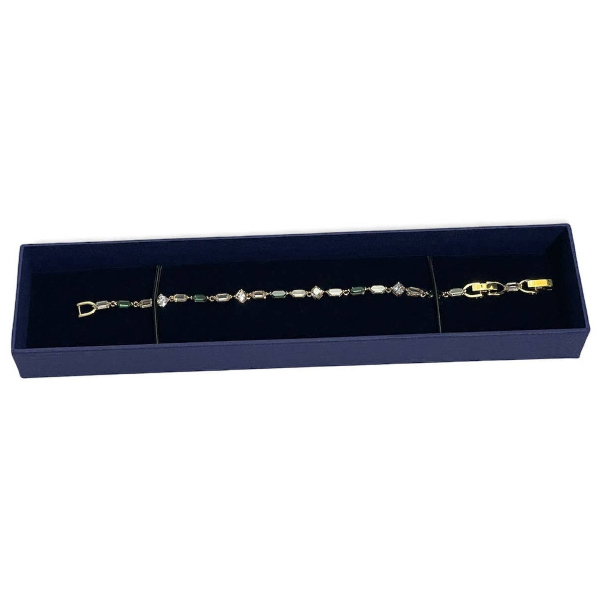 Swarovski Oz Bracelet, Gold-Tone Plated Crystal Authentic NEW