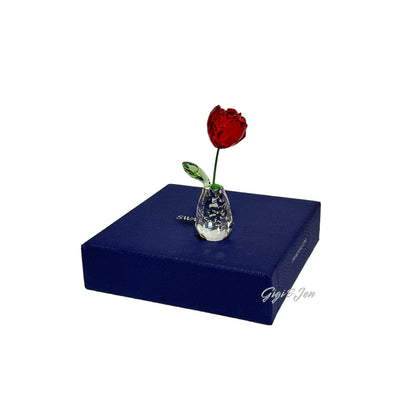 Swarovski Red Rose Flower Dream Figurine
