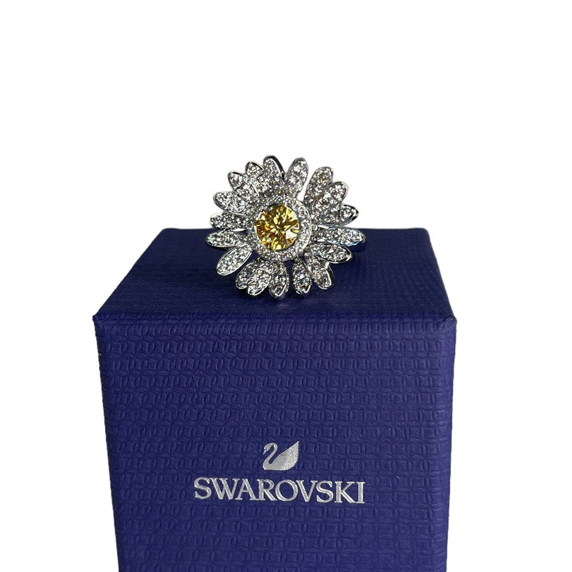 swarovski Eternal Flower ring Flower, Yellow, Mixed metal finish 55 EUR / USA 6