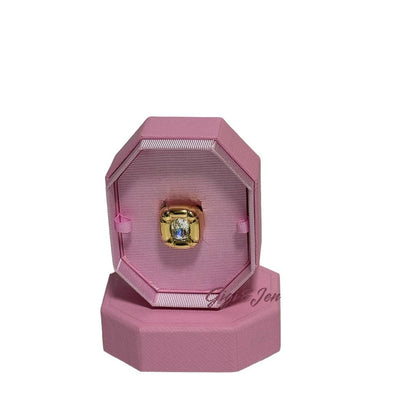 Swarovski Dulcis Cocktail Ring Size 60/ 9 Color gold New