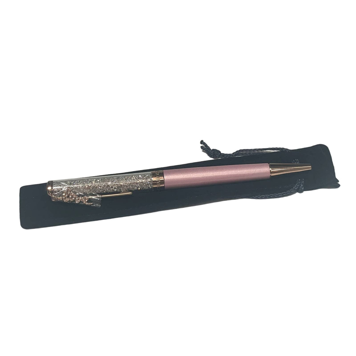 Swarovski Crystalline Ballpoint Pen  Love Charm pink new