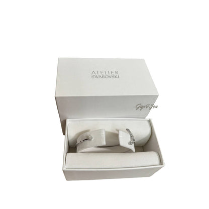 Swarovski Penélope Cruz Moonsun Cuff, White, Rhodium Plated