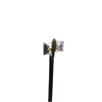 Swarovski Lucent Ear Cuff Single, Magnetic, Purple, Gold-Tone Plated