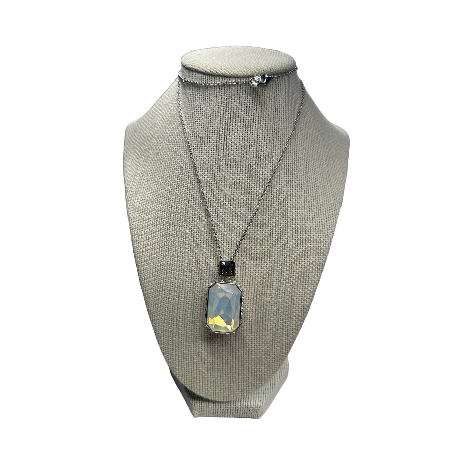 Swarovski Elegance of Africa pendant Set (2), Brown, Rhodium plated Necklace