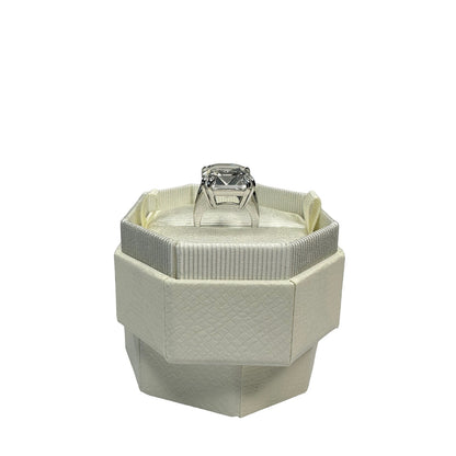 Swarovski Mesmera cocktail ring Octagon cut, White, Rhodium plated 55 EUR / 6.75 USA
