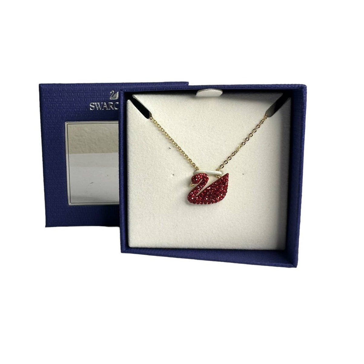 Swarovski Iconic Red Swan Pendant Necklace