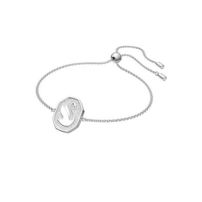 Swarovski Signum Bracelet, Swan, Rhodium Plated New