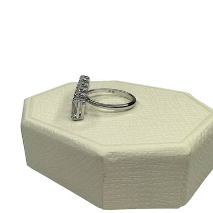 Swarovski  Millenia ring, Octagon cut, White, Rhodium plated